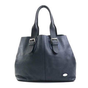 フェンディ FENDI ハンドバッグ トートバッグ セレリア レザー ネイビー e57676a