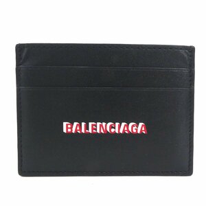 バレンシアガ BALENCIAGA カードケース パスケース レザー ブラック a0148