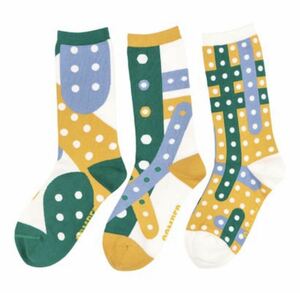 タグ無CAMPERカンペールWoman Triplet socks ソックス （ホワイト）3枚1セット