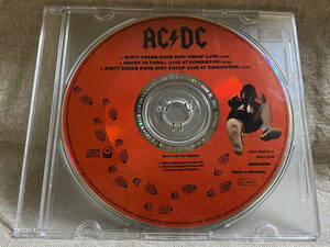 AC/DC DIRTY DEEDS DONE DIRT CHEAP (LIVE) CD одиночный снят с производства редкость запись 