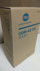 コニカミノルタ CDM-A3 GQ マスター（1本）　印刷機/輪転機　Master 純正品 未使用