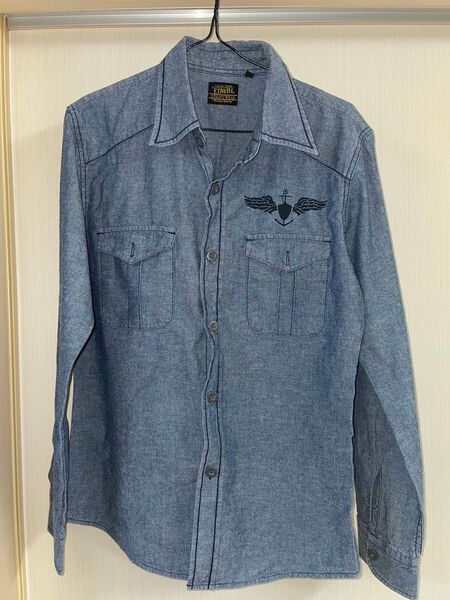 EDWIN長袖シャツ 綿100パー