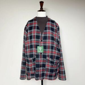 CharcoalTOKYO 別注 South2 West8 Nel Check カーディガン Lサイズ チャコールトーキョー ネペンテス ネルシャツ ネルシャツ