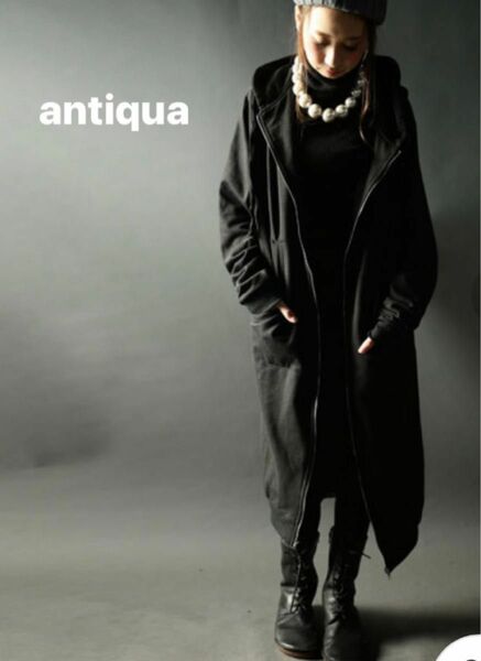 antiqua （アンティカ）　ロングパーカー