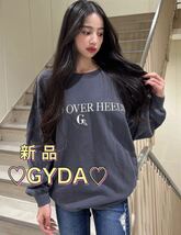 【新品】GYDA ジェイダ HEAD OVER HEELS BIGスウェットトップス ☆ EMODA,EVRIS,MURUA,ENVYM,LIPSERVICE,RESEXXY,MOUSSY,SLY,DelyleNOIR_画像1