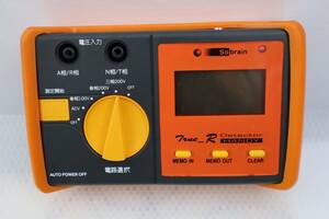 D0083 Y True R Detector-Handy ハンディー(小型漏電測定器) 漏電警報器試験器 漏電遮断器 電池なし