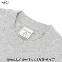 CALVIN KLEINカルバンクライン ICON LOUNGE L/S SWEATSHIRT 長袖 クルーネック スウェットシャツ メンズ NM1976 ミドルグレー 海外S(日本M)_画像2