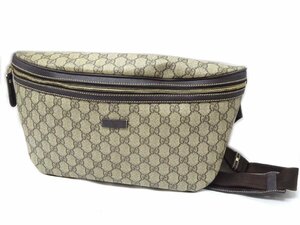 保存袋 GUCCI グッチ GGスプリーム ボディバッグ ショルダーバッグ メンズ 211110