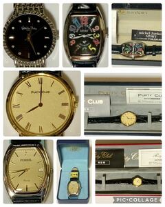 【未使用】 腕時計 まとめて 6本 セット Michel Jurdainミッシェルジョルダン /VALENTINO RUDYヴァレンティーノルディ/WINS(日本製)等 美品