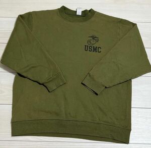 沖縄米軍放出品 USMCスウェットトレーナー 海兵隊　北部訓練場 jwtc RECON.MARSOC トレーニング　OKINAWA MARINEs ミリタリー 古着