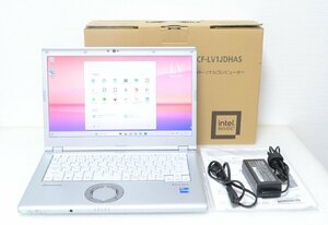 10時間 ほぼ未使用 CF-LV1JDHAS 11世代 Core i5 1135G7 8GB SSD256GB 2023年9月製造 Win11 Panasonic 中古 ノートパソコン PC 管理HL57