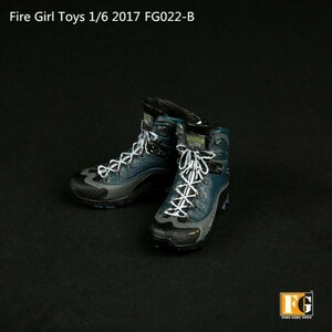 1/6 Fire Girl Toys FG022-B　フィギュア用靴　1/6サイズ作戦ブーツ　TBLeague/Phicen/ファイセン/JIAOU DOLL