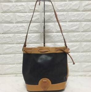 no18565 Courreges Courreges leather PVC pouch diagonal .. shoulder bag 