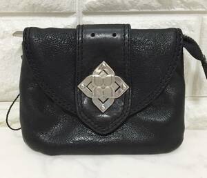 no19273 BCBG MAXAZRIA ビーシービージーマックスアズリア 本革 レザー コインケース 小銭入れ 財布 ウォレット ☆