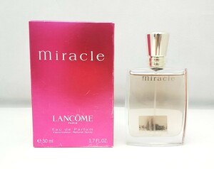 香水　LANCOME　miracle　オードトワレ　50mL　中古品　/　ランコム　ミラクル