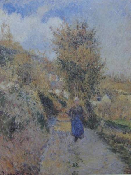 Camille Pissarro, EL SENTIDO DEL CHOU, pontoise, Edición en el extranjero, extremadamente raro, razonado, Nuevo con marco, wanko, Cuadro, Pintura al óleo, Naturaleza, Pintura de paisaje