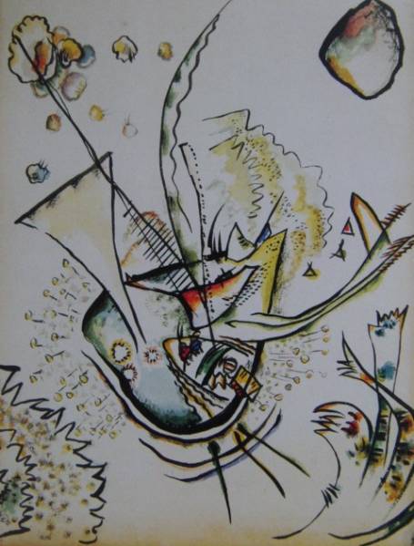 Vassily Kandinsky, SANS TITRE, Édition outre-mer, extrêmement rare, raisonné, Neuf avec cadre, l'IAFA, Peinture, Peinture à l'huile, Peinture abstraite