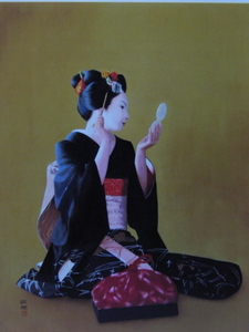 松井敏郎、【手縫】、希少な画集より、状態良好、新品高級額装付、送料無料、洋画 油彩 日本の画家、arte