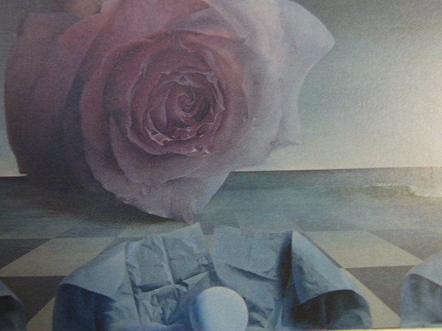 盐崎惠子, 【玫瑰与海的记忆】, 来自一本罕见的艺术书籍, 良好的条件, 全新高品质带框, 免运费, 西洋画油画日本画家, 艺术, 绘画, 油画, 静物画