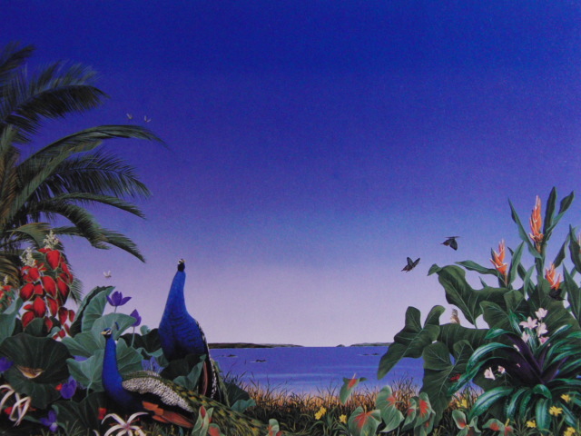 Kumiko Kita, [Paradis de rêve], Extrait d'un livre d'art rare, Bonne condition, Tout neuf, encadré de haute qualité, livraison gratuite, Peinture occidentale peinture à l'huile peintre japonais, Peinture de paysage, art, peinture, peinture à l'huile, Nature, Peinture de paysage