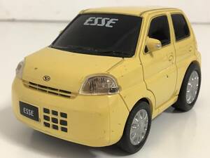 ダイハツ エッセ ESSE 235 2005年式~ ドライブタウン風 チョロQタイプ プルバックカー ミニカー 黄 非売品 カラーサンプル 色見本