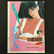 中森明菜写真集 近代映画増刊 昭和57年11月発行 ［F5951］_画像6