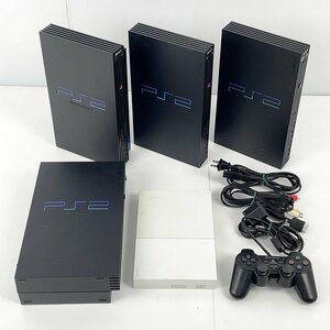 ジャンク品 SONY ソニー PS2 本体 SCPH-90000 1台/SCPH-30000 3台/SCPH-10000 1台 計5台セット プレイステーション2 [R12385]