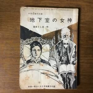 岩本うしほのジュニア怪奇探偵小説『地下室の女神』（《中学一年コース》付録）