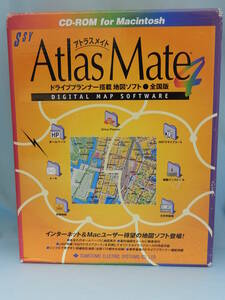 中古　Atlas　Mate4　アトラスメイト4　地図ソフト　全国版　for Macintosh　ZZ-05