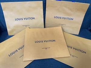 【プレゼント★袋】LOUIS　VUITON　ルイヴィトン　ビトン　オレンジ　バッグ　ショッパー　セット　5枚★