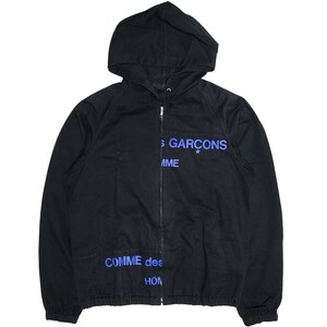 SS2002 COMME des GARCONS HOMME SPLIT LOGO PARKA JACKET コムデギャルソン オム ロゴ ジャケット 90s archive vintage plus プリュス