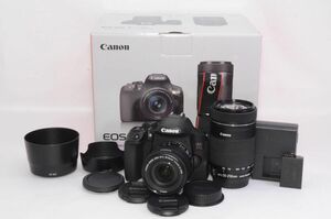 Canon デジタル一眼レフカメラ EOS Kiss X10i ダブルズームキット EOSKISSX10I-WKIT #2312103A