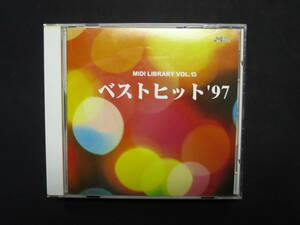 ●Windows95/Mac漢字Talk7.5以降　CDソフト MIDI Library vol.13 ベストヒット97 ゆうパケット一律230円