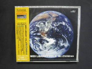 ★Windows95/Mac漢字Talk7.5以降　CDソフト MIDI Library Vol.8 Mr.Children 新品未開封 ゆうパケット一律230円　ミスチル