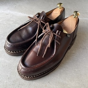 【中古】1円〜パラブーツミカエル サイズ41 PARABOOT MICHAEL MARRON チロリアン シューズ