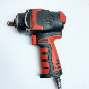 ♭♭ confidence . machine .. pressure air impact wrench body only SI-1600B ULTRA red scratch . dirt equipped 