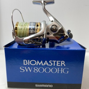 ΨΨ SHIMANO シマノ スピニングリール　バイオマスターSW8000HG　 03161 箱付 やや傷や汚れあり