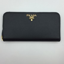 ◎◎ PRADA プラダ ラウンドファスナー長財布 ヴィッテロムーブ 1ML506 ブラック 箱付　美品 目立った傷や汚れなし_画像3