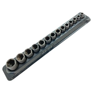 ＊＊ Snap-on スナップオン 3/8インパクトソケットセット 8~24mm 14個 トレー付（フタ欠品） PAKTY211 傷や汚れあり