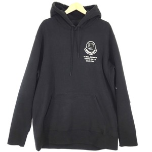 $$ MONCLER モンクレール GENIUSジーリアス1952UNDEFEATEDアンディフィーテッドMAGLIAGIROCOLLO サイズXL ブラック やや傷や汚れあり