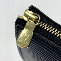 ☆☆ LOUIS VUITTON ルイヴィトン エピ ポシェット アクセソワール M52942 ノワール アクセサリーポーチ 目立った傷や汚れなし_画像6