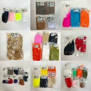 ★★【1円スタート】 HARELINE ヘアライン　フライマテリアル　まとめ　大量　約40点 長期保管品　未使用品入 やや傷や汚れあり