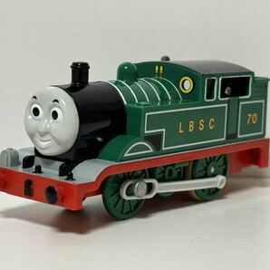 プラレール トーマスシリーズ みどりのトーマス 緑色のトーマス 中古 清掃済 動作確認済 即決の画像2