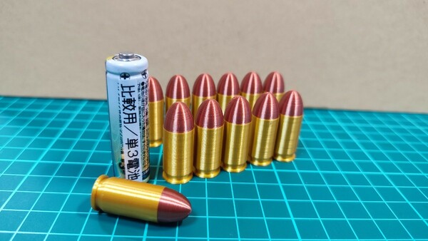 .45 ACP 弾風 ダミーカート 12個セット【送料無料】(検) .45 AUTO 11.43x23mm COLT M1911 H&K USP M&P Glock SIG Sauer MP9 45口径