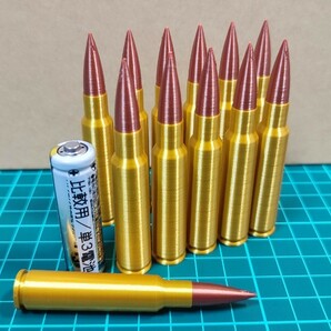 7.5x55mm swiss 弾風 ダミーカート 12個セット【B品・約30％off】【送料無料】(検) GP11 スイス M1889 MG11 K31 M1893 MG51 SG510 の画像1