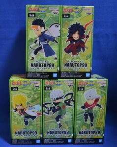 NARUTO ナルト★NARUTOP99　Vol.2　全５種ポスター付★ワールドコレクタブルフィギュア★波風ミナト・はたけカカシ他