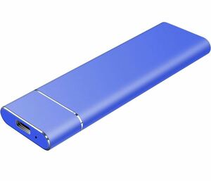 外付けHDD ハードディスク USB3.1（2TB,青）