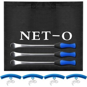 送料込み　NET-O タイヤレバー リムプロテクター ８点セット【タイヤレバー３本・リムプロテクター４個・NET-Oトートバッグ】