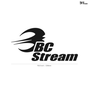 【BC-STREAM】ビーシーストリーム★03★ダイカットステッカー★切抜きステッカー★JPN2★10.0インチ★25.4cm