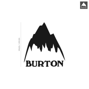 【BURTON】バートン★13★ダイカットステッカー★切抜きステッカー★5.0インチ★12.7cm